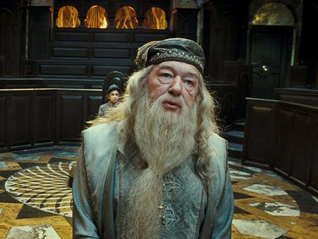Actor Michael Gambon As Dumbledore Picture Keychain Keychain Print