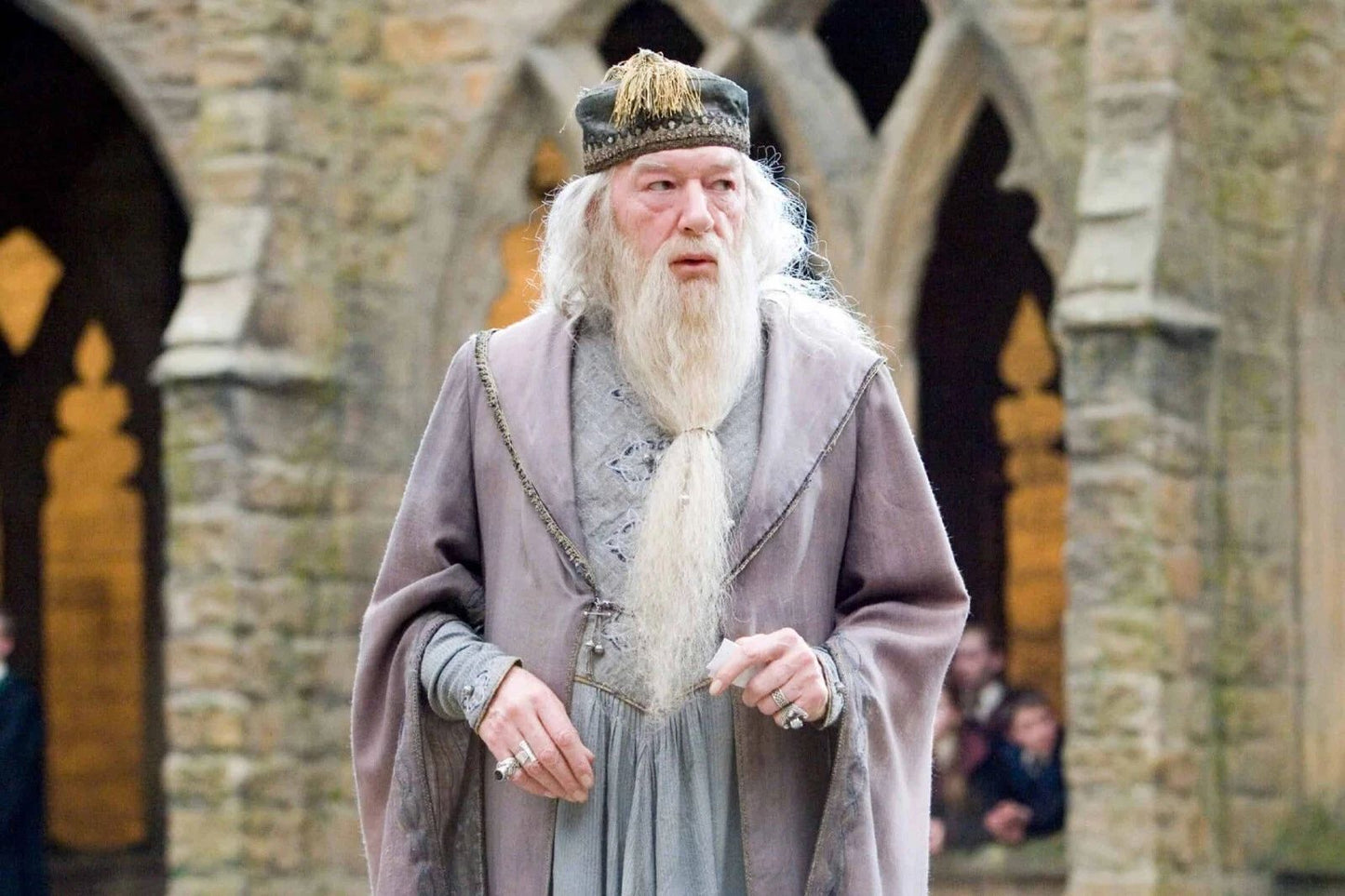 Actor Michael Gambon As Wizard Dumbledore Picture Magnet Magnet Print 1