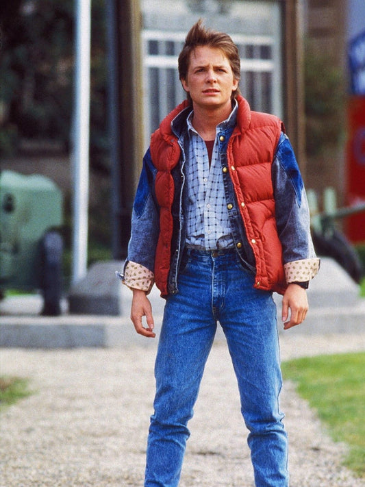 Actor Michael J. Fox In Back To The Future Movie Picture Magnet Magnet
