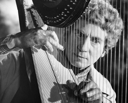 Actor Mime Artist & Harpist Harpo Marx Classic Poster Photo