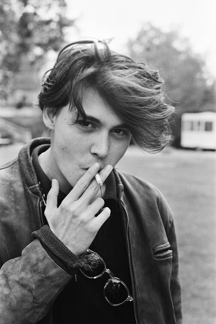 Actor Music Star Young Johnny Depp Producer Painting Jigsaw Puzzle
