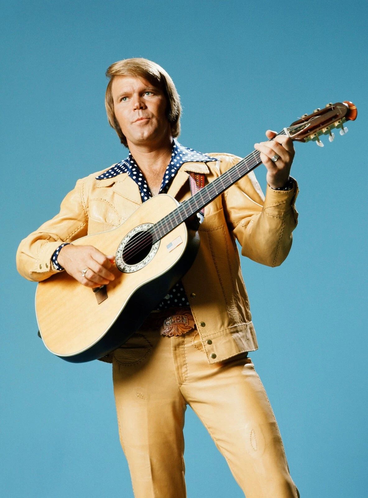 Actor & Musician Glen Campbell Promotional Picture Keychain Print