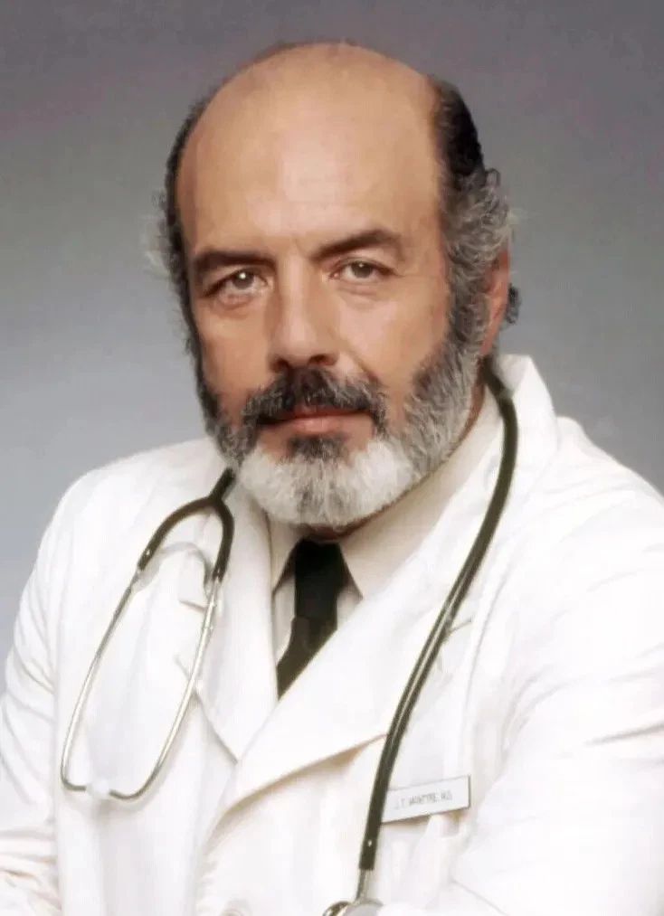 Actor Pernell Roberts In Trapper John Md Publicity Picture Keychain Print