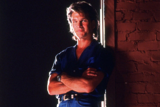 Actor Patrick Swayze In Classic Movie Road House Picture Keychain Print