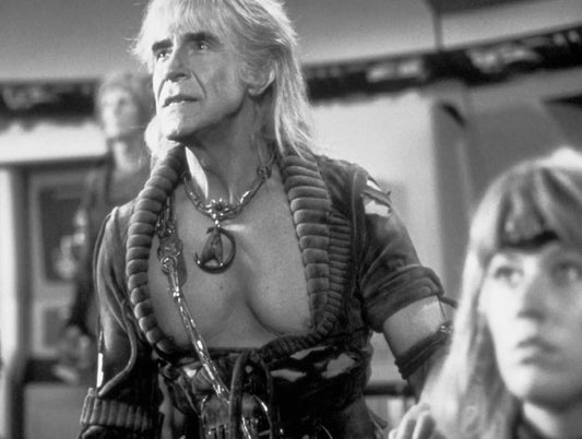 Actor Ricardo Montalban In Sci Fi Movie Star Trek Picture Keychain Print