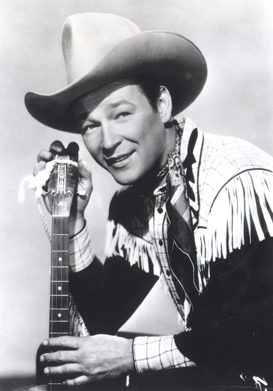 Actor Roy Rogers Classic Cowboy Western Picture Keychain Keychain Print 1