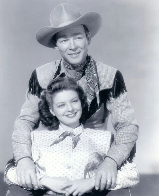 Actor Roy Rogers & Gail Davis Picture Keychain Keychain Print