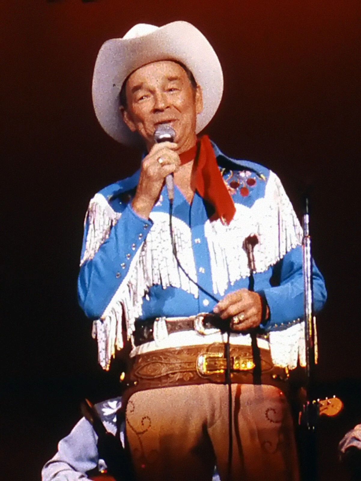 Actor Roy Rogers Performing At Knotts Berry Farm Picture Magnet Magnet