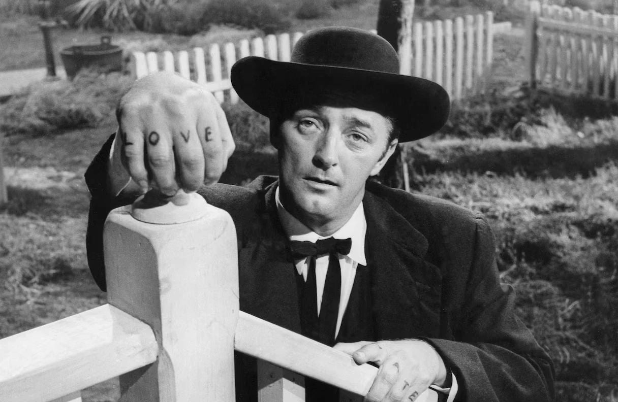 Actor Robert Mitchum In Classic Movie Night Of The Hunter Picture Magnet