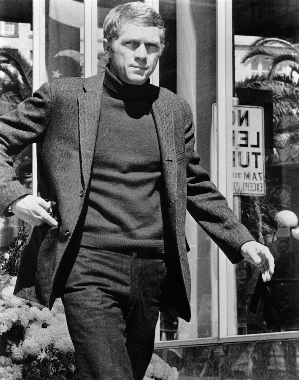 Actor Steve Mcqueen In 1968 Film Bullitt Publicity Picture Magnet