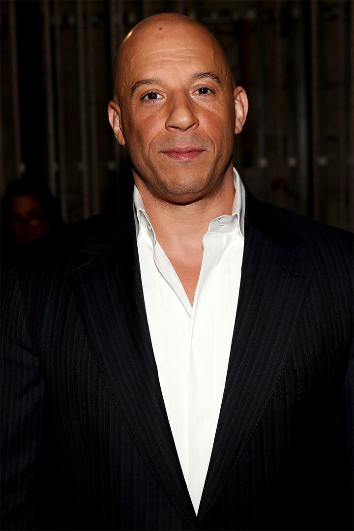 Actor Vin Diesel Posed Colorful Personality Screenwriter Jigsaw Puzzle