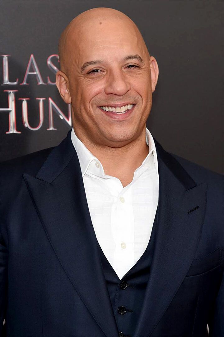 Actor Vin Diesel Posed Director Prducer Painting Jigsaw Puzzle