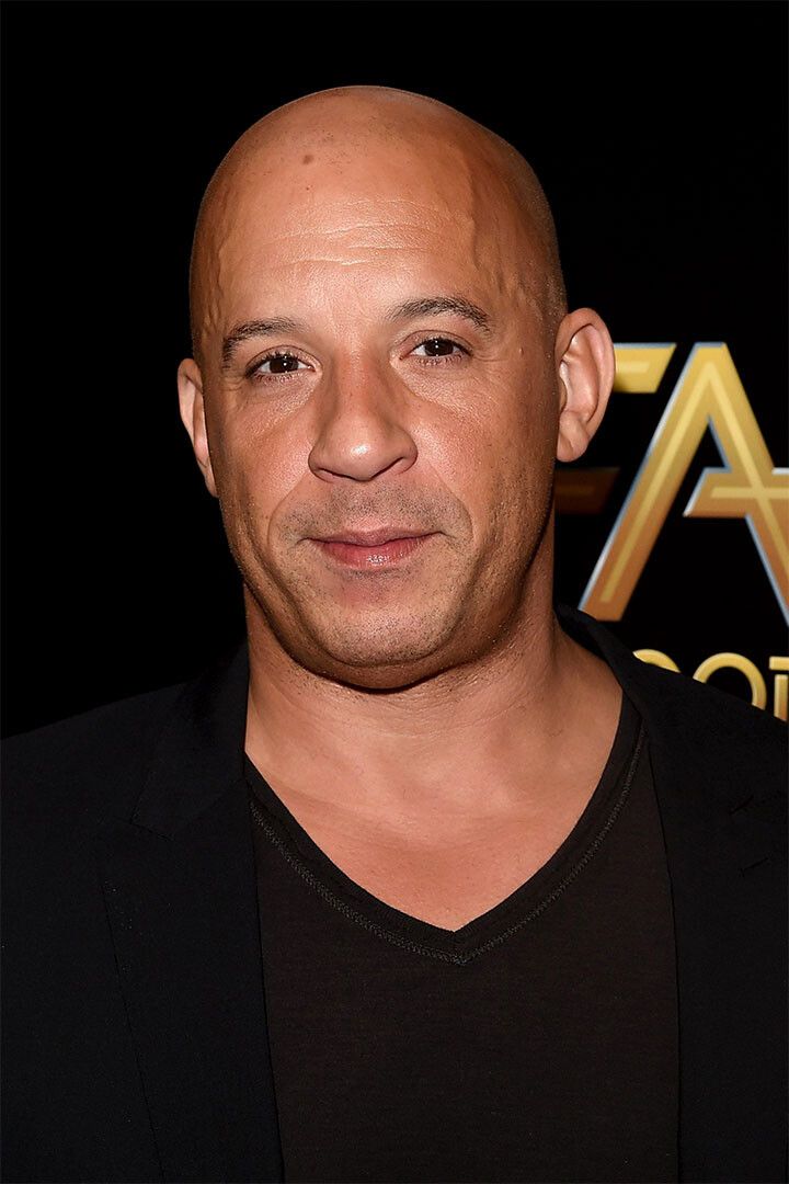 Actor Vin Diesel Posed Prducer Director Painting Wall Art Home Poster
