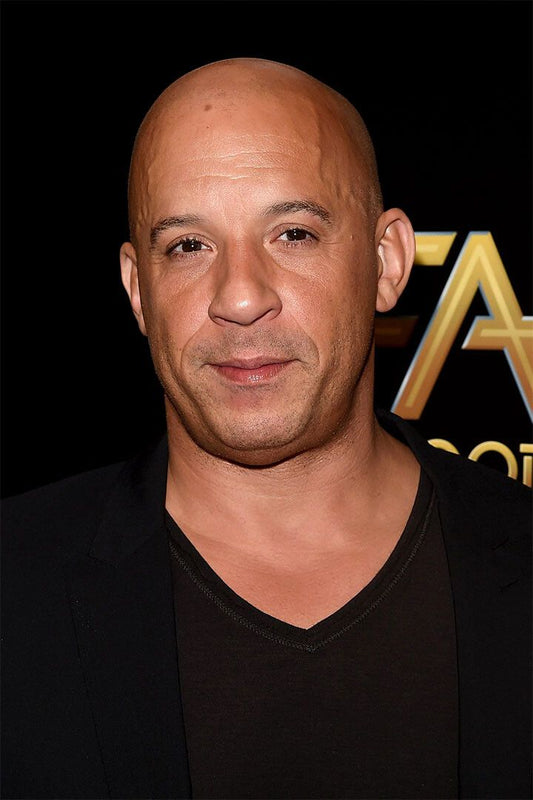 Actor Vin Diesel Posed Prducer Director Painting Jigsaw Puzzle