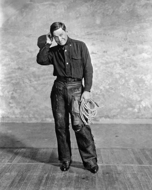 Actor Will Rogers Glossy Keychain Cowboy Keychain Hollywood Celebrity Print