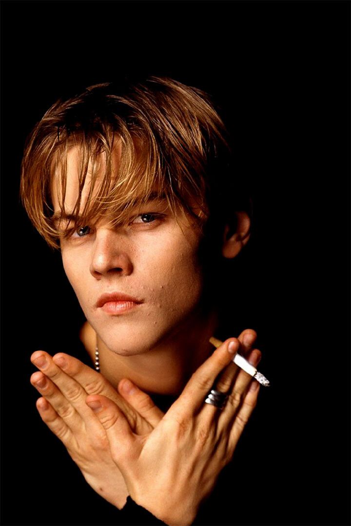 Actor Young Leonardo Dicaprio With Cigarette Jigsaw Puzzle