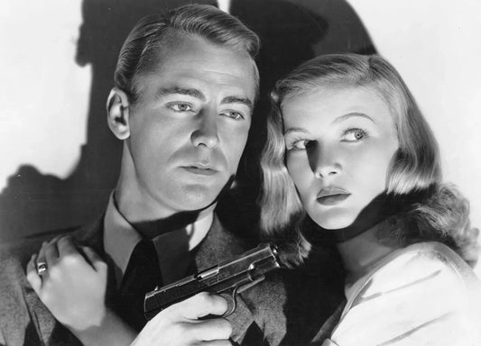 Actors Alan Ladd Veronica Lake In The Blue Dahlia Publicity Photo
