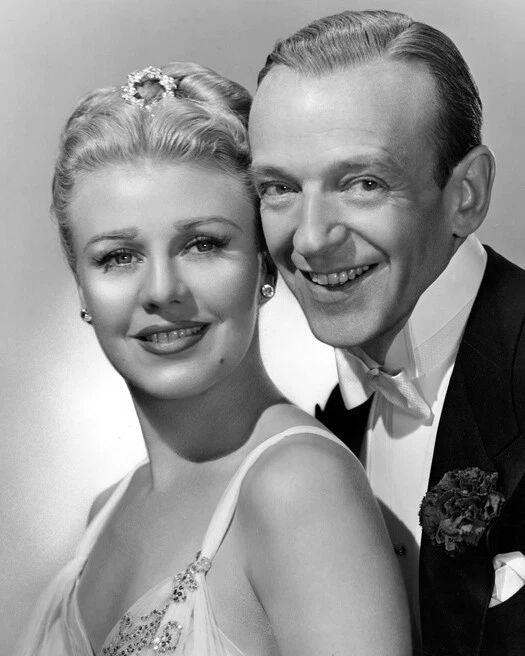 Actors Fred Astaire And Ginger Rogers Glossy Magnet Print