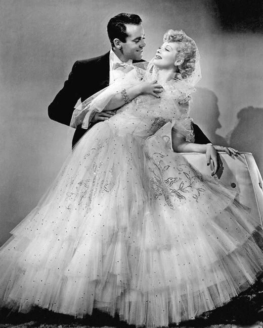 Actors Henry Fonda And Lucille Ball Keychain The Big Street Print Film Keychain