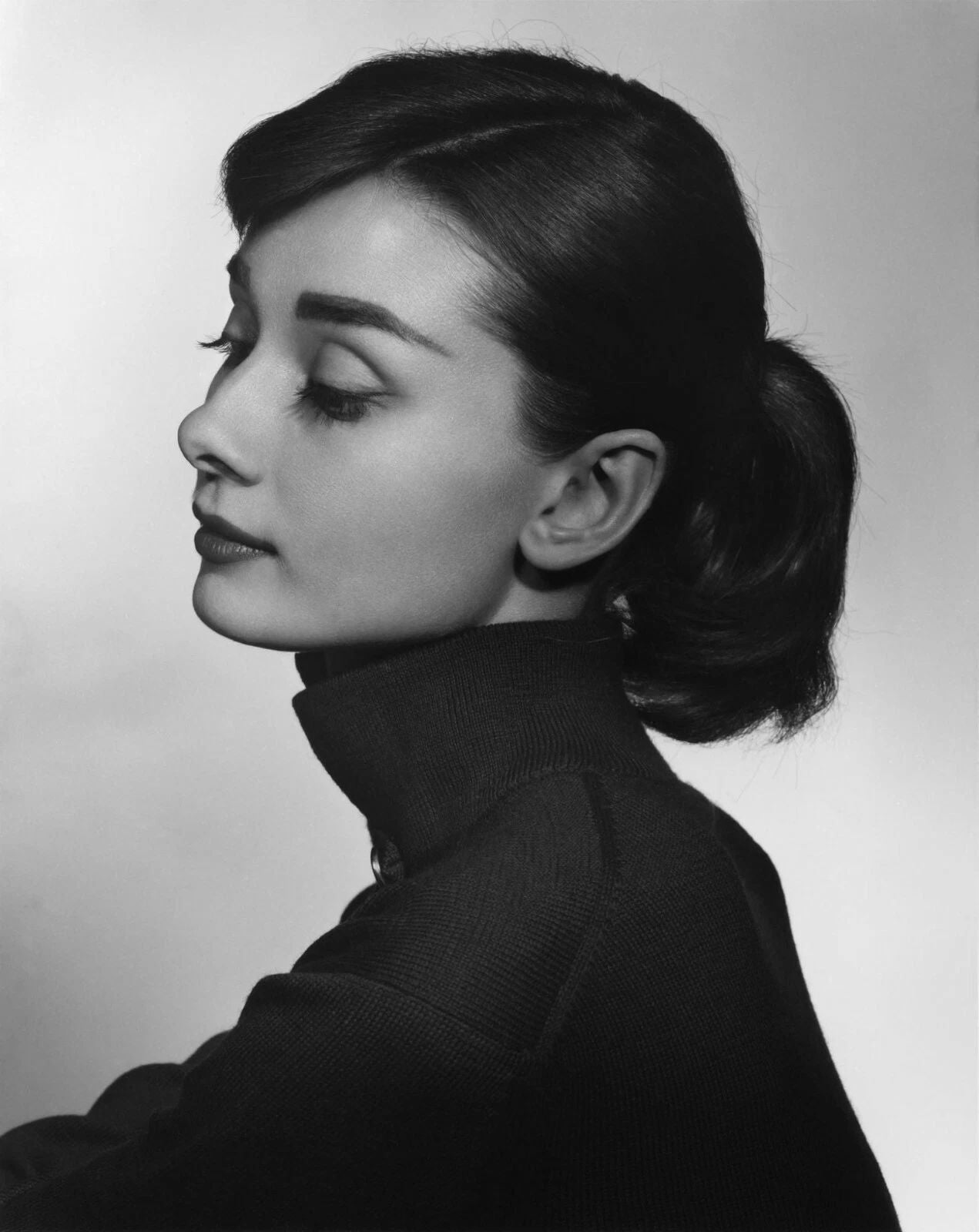 Actress Audrey Hepburn 1956 Classical Hollywood Cinema Picture Photo