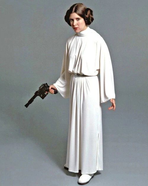 Actress Carrie Fisher Glossy Magnet Princess Leia Star Wars Movie Print