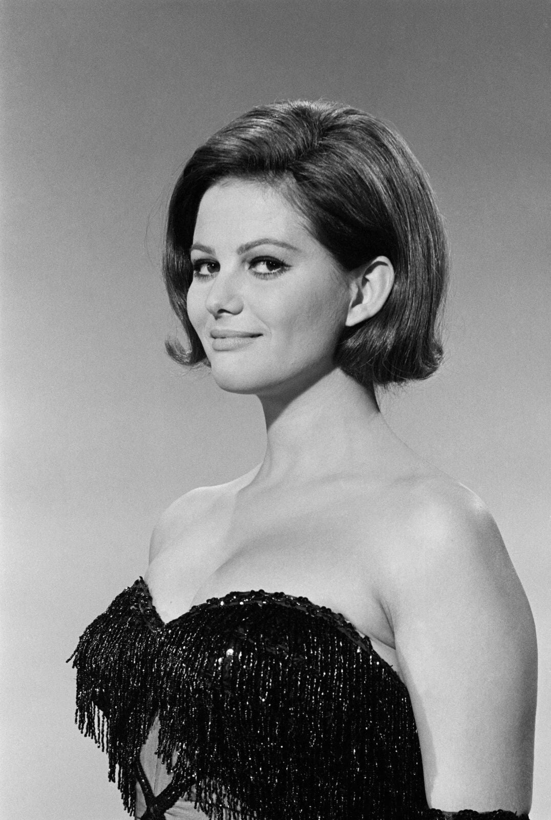 Actress Claudia Cardinale In Dress Publicity Portrait Picture Magnet Print