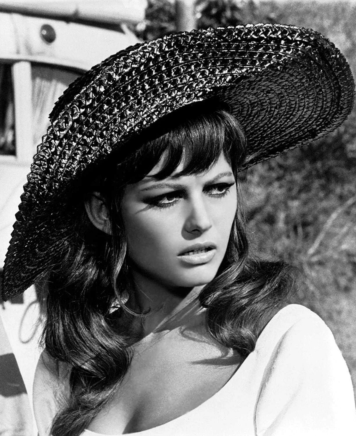 Actress Claudia Cardinale In A Hat Publicity Portrait Picture Keychain Print