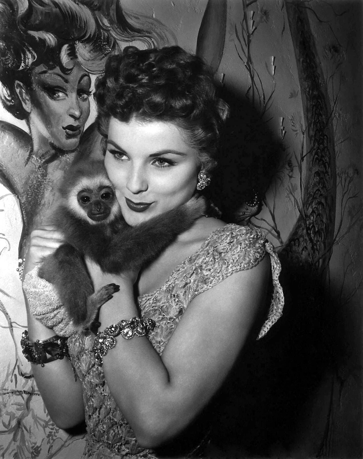 Actress Debra Paget Retro Pin Up Picture Magnet Publicity Magnet Print