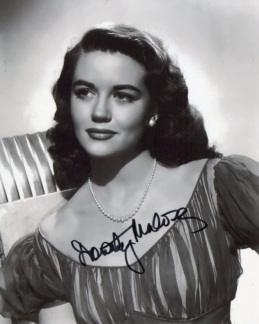 Actress Dorothy Malone Facsimile Autograph Picture Photo Reprint Print