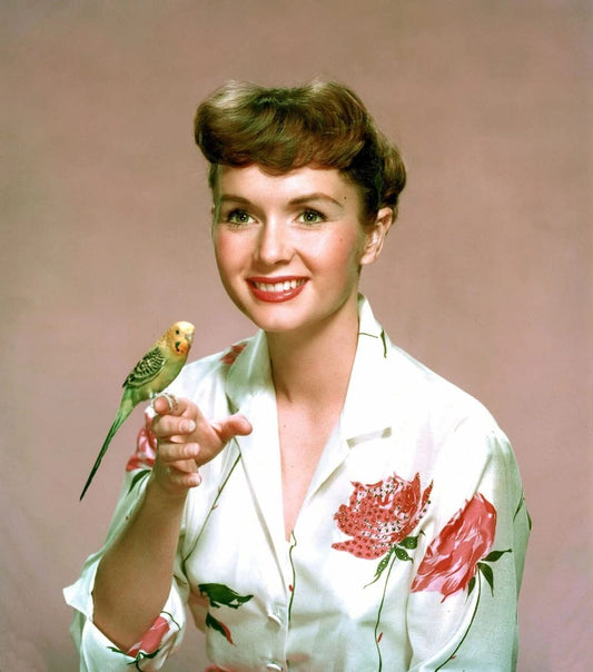 Actress Debbie Reynolds & Parot Publicity Picture Poster Photo Print