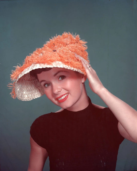 Actress Debbie Reynolds In A Hat Classic Magnet Picture Magnet Print