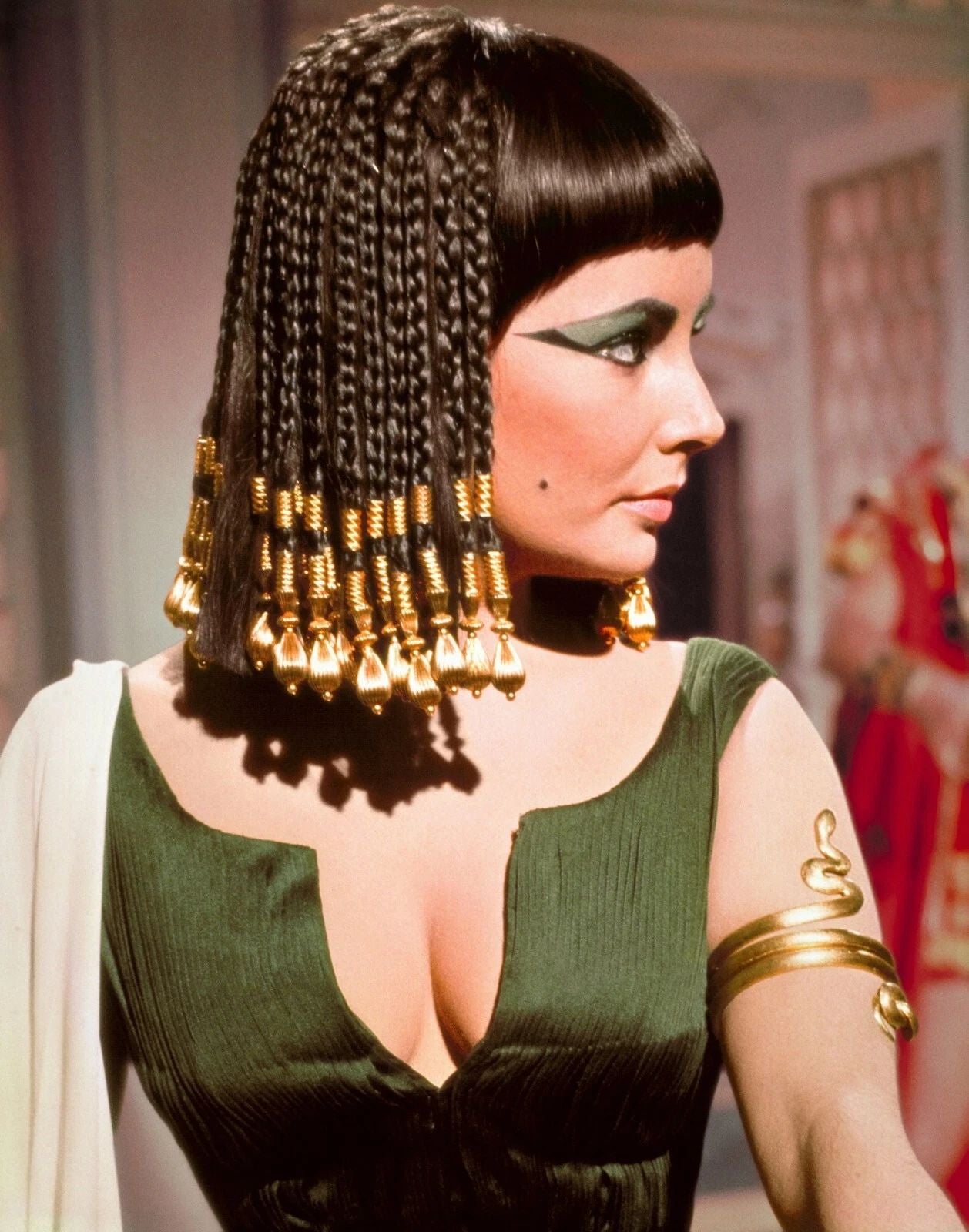 Actress Elizabeth Taylor In Cleopatra1963 Movie Picture Magnet Print 11 X 17
