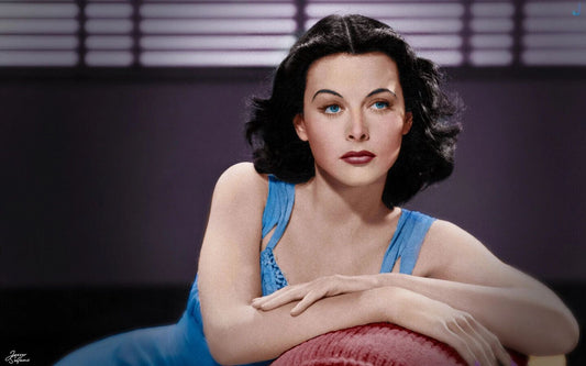 Actress Hedy Lamarr Colorized Publicity Portrait Picture Magnet Print
