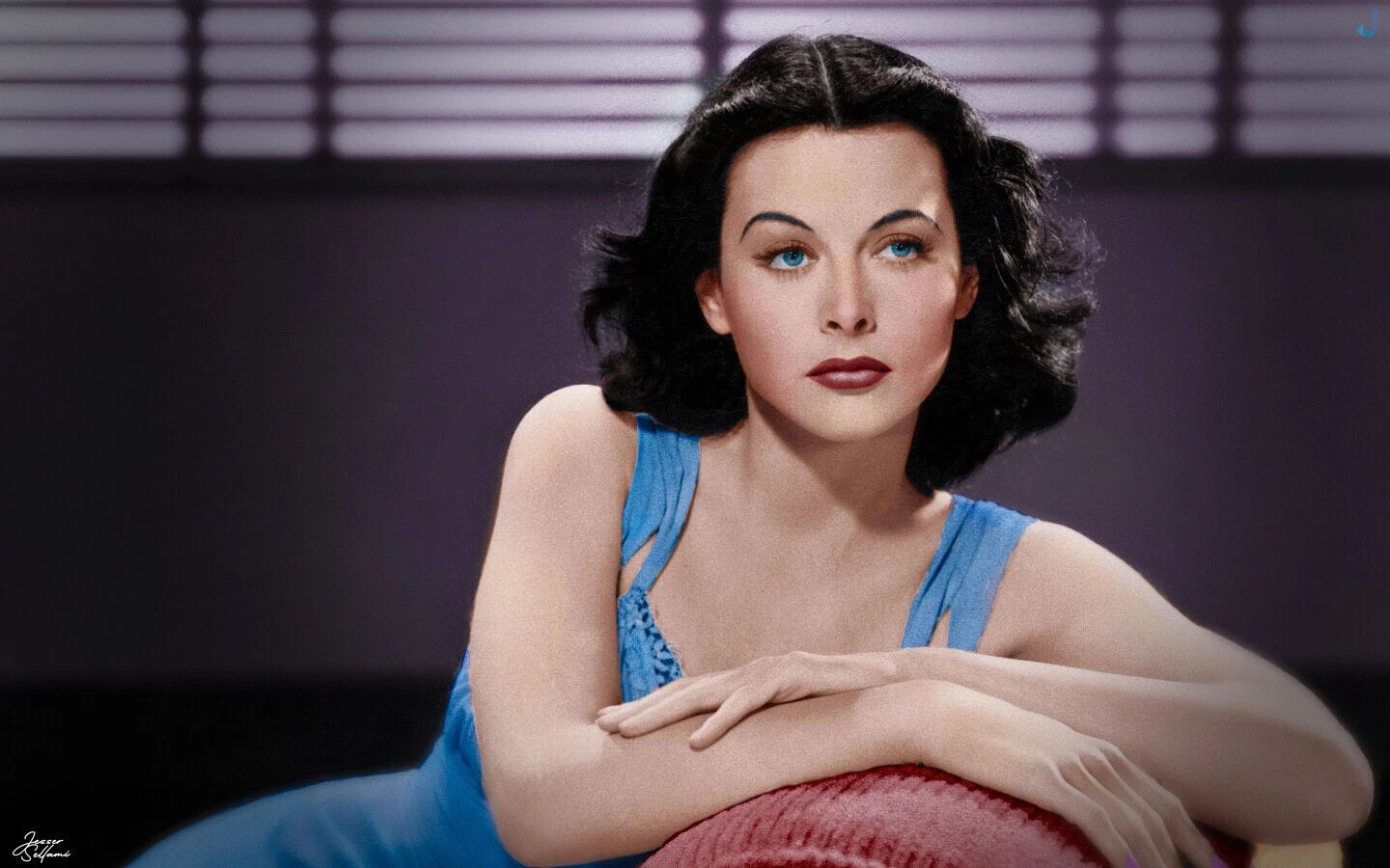 Actress Hedy Lamarr Colorized Publicity Portrait Picture Photo Print