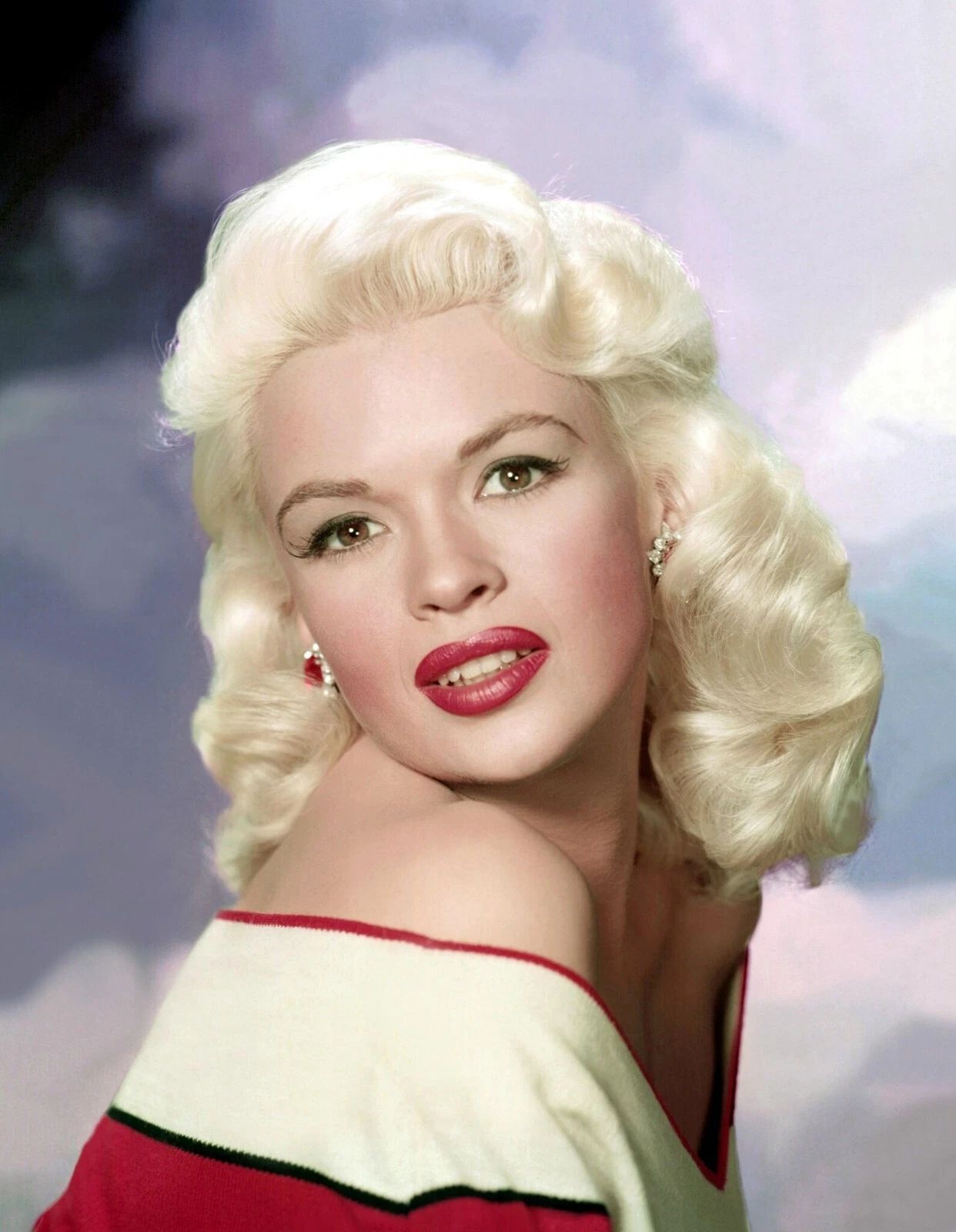 Actress Jayne Mansfield Classic Portrait Picture Keychain Print