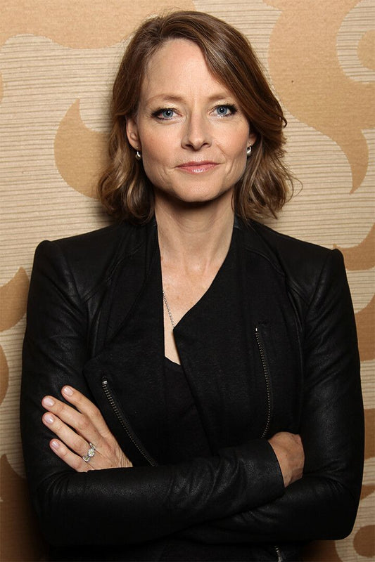 Actress Jodie Foster Artist Producer Painting Print Jigsaw Puzzle