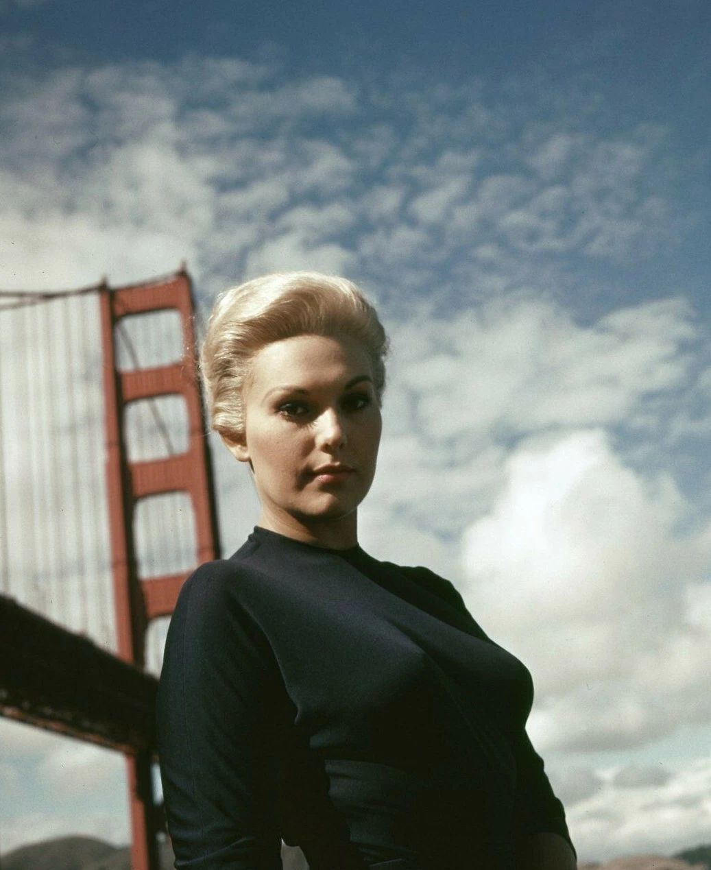 Actress Kim Novak In Hitchcock Horror Movie Vertigo Publicity Magnet