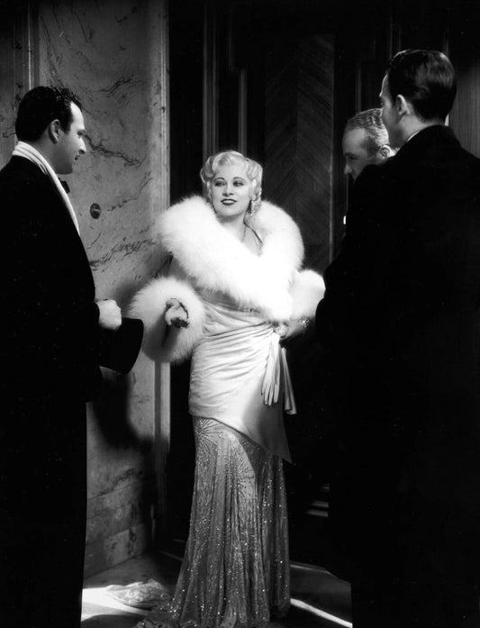 Actress Mae West In Night After Night Publicity Magnet Magnet Reprint
