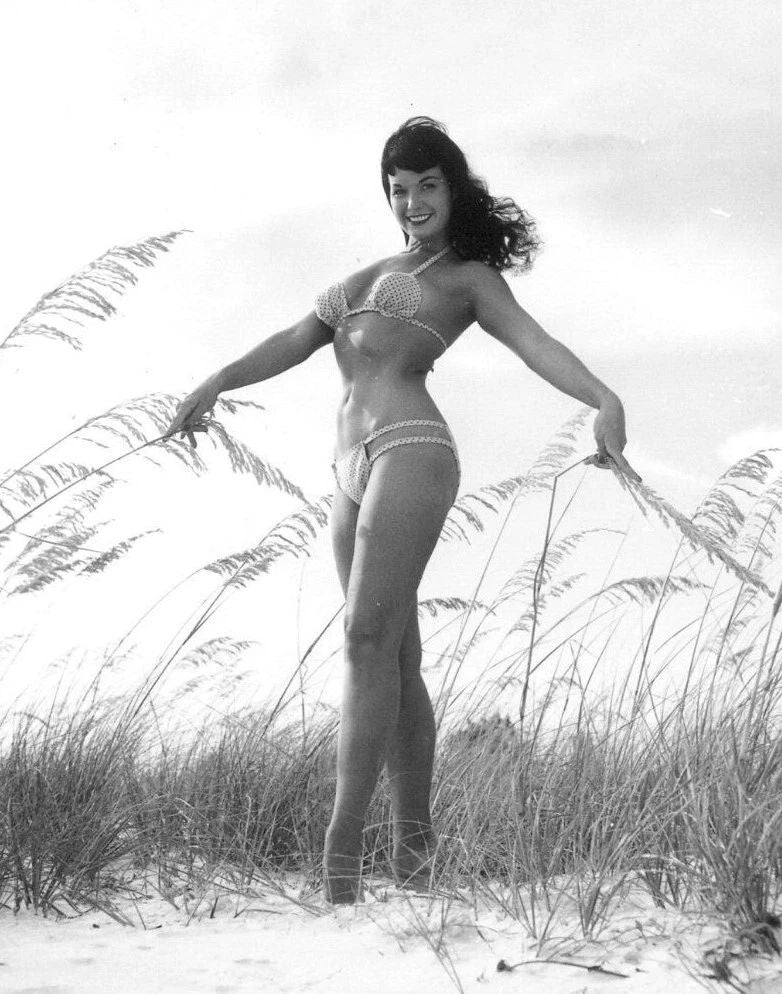 Actress Model Bettie Page Queen Of The Pin Up Picture Magnet Print
