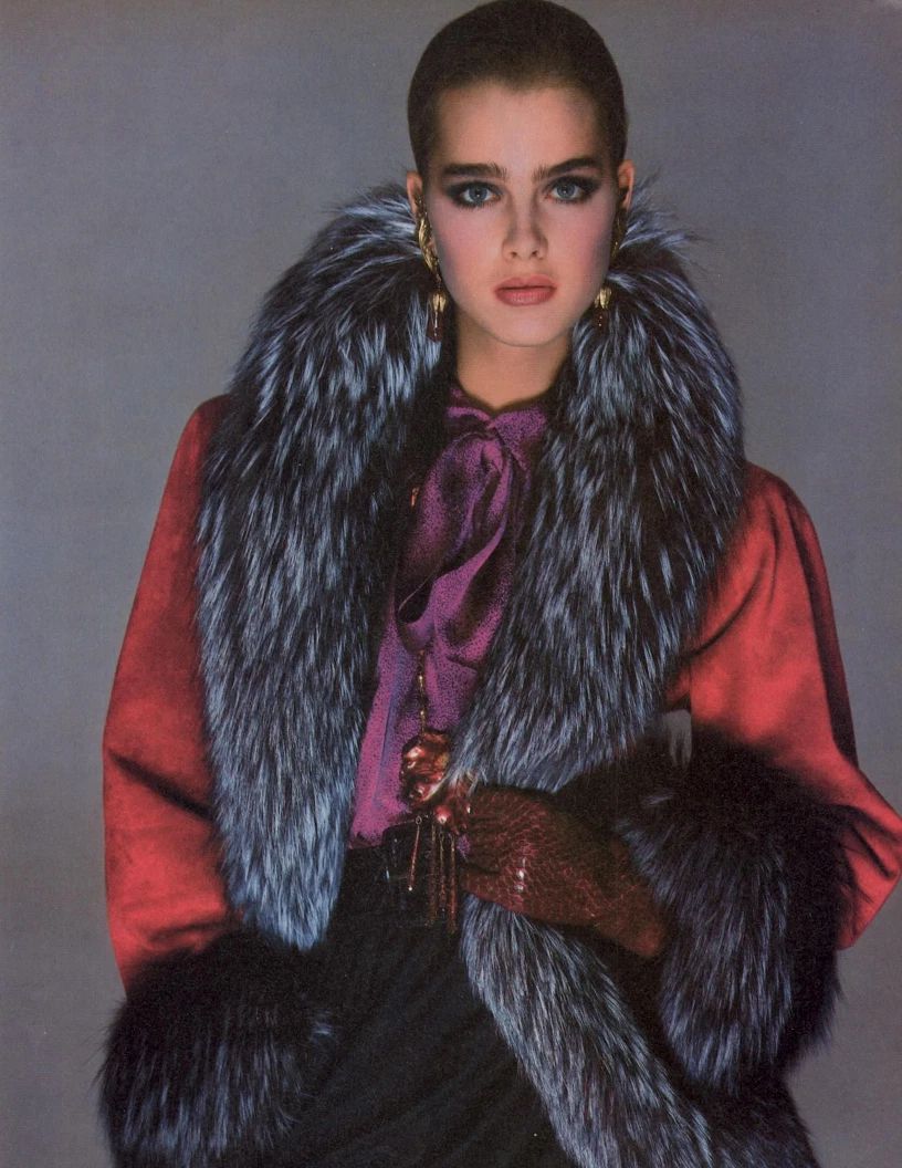 Actress Model & Fashion Icon Brooke Shields Picture Keychain Print