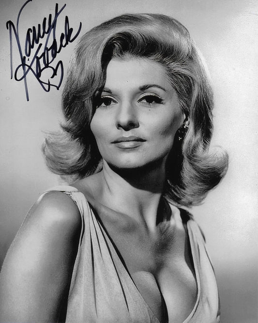 Actress Nancy Kovack Facsimile Autograph Picture Keychain Print
