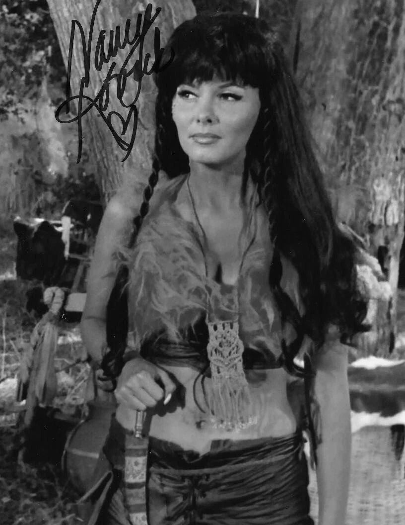 Actress Nancy Kovack Reprint Autograph Picture Keychain Print