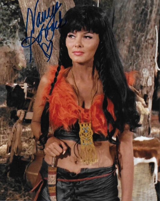 Actress Nancy Kovack Reprint Autograph Picture Keychain