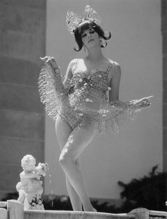 Actress Natalie Wood In Classic 1966 Film Penelope Picture Keychain