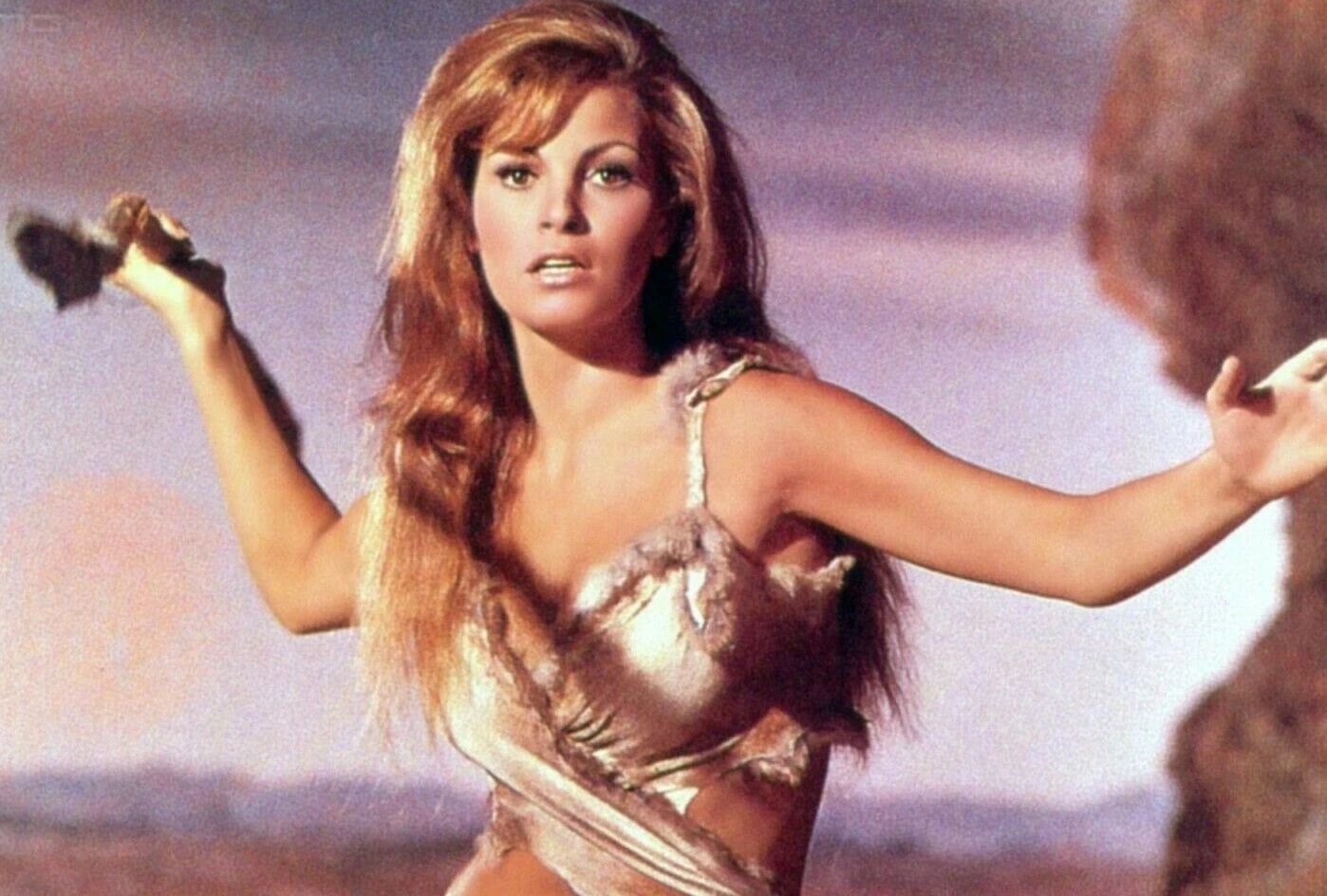 Actress Raquel Welch On Set Of One Million Years Bc Publicity Magnet 11 X 17
