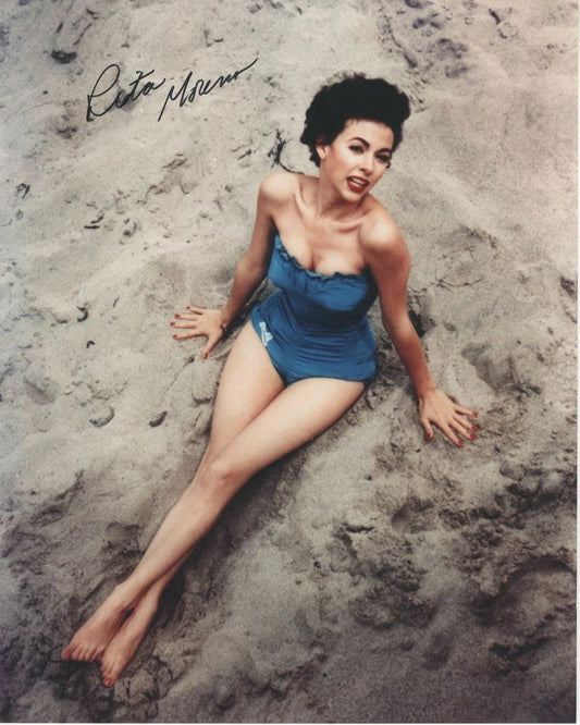 Actress Rita Moreno Facsimile Autograph Reprint Pin Up Picture Magnet 8 X 10
