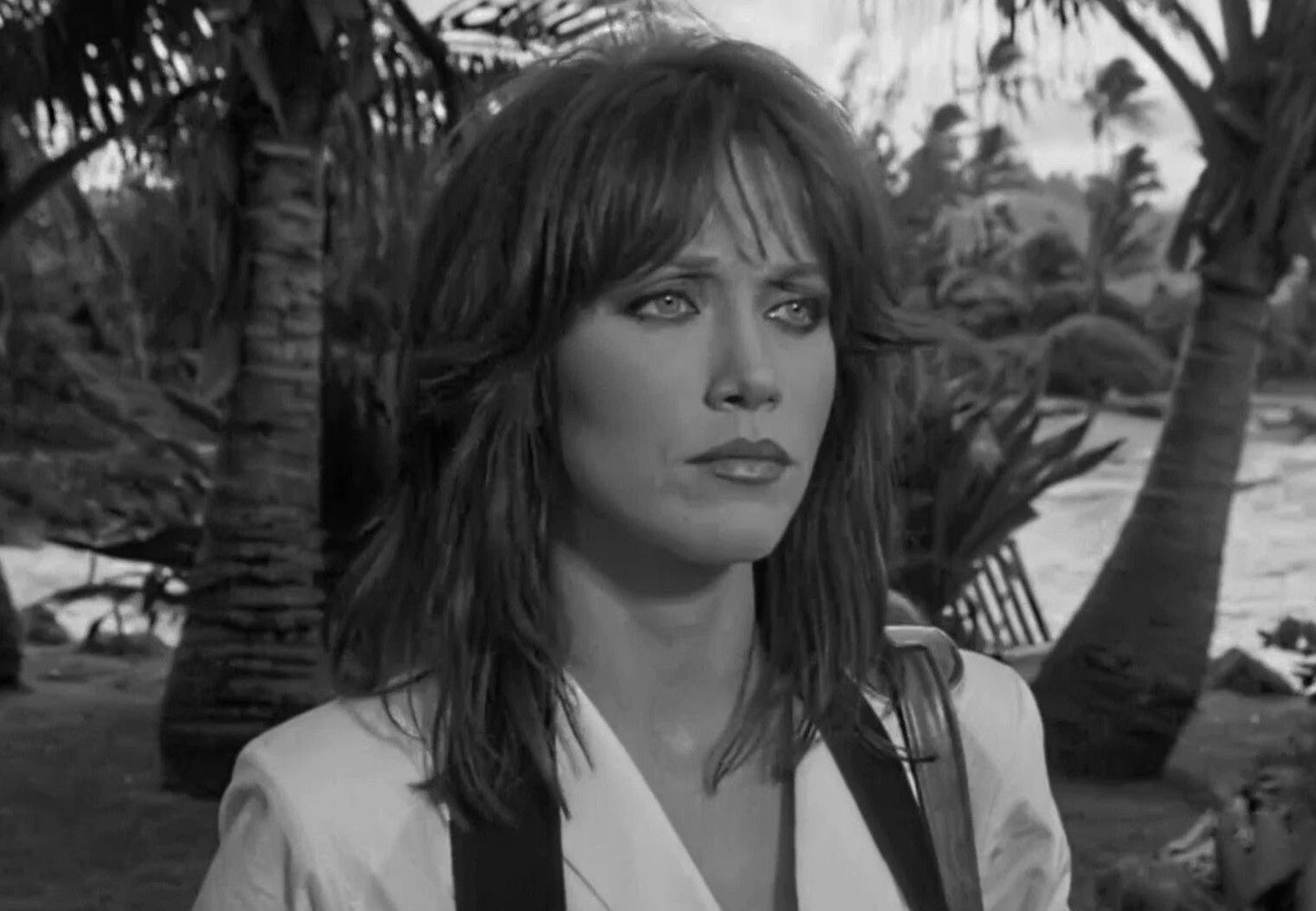 Actress Tanya Roberts Classic On Set Keychain Keychain Picture Print