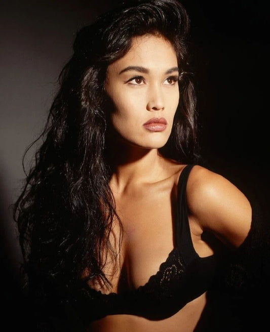 Actress Tia Carrere Pin Up Portrait Keychain Picture Keychain Print