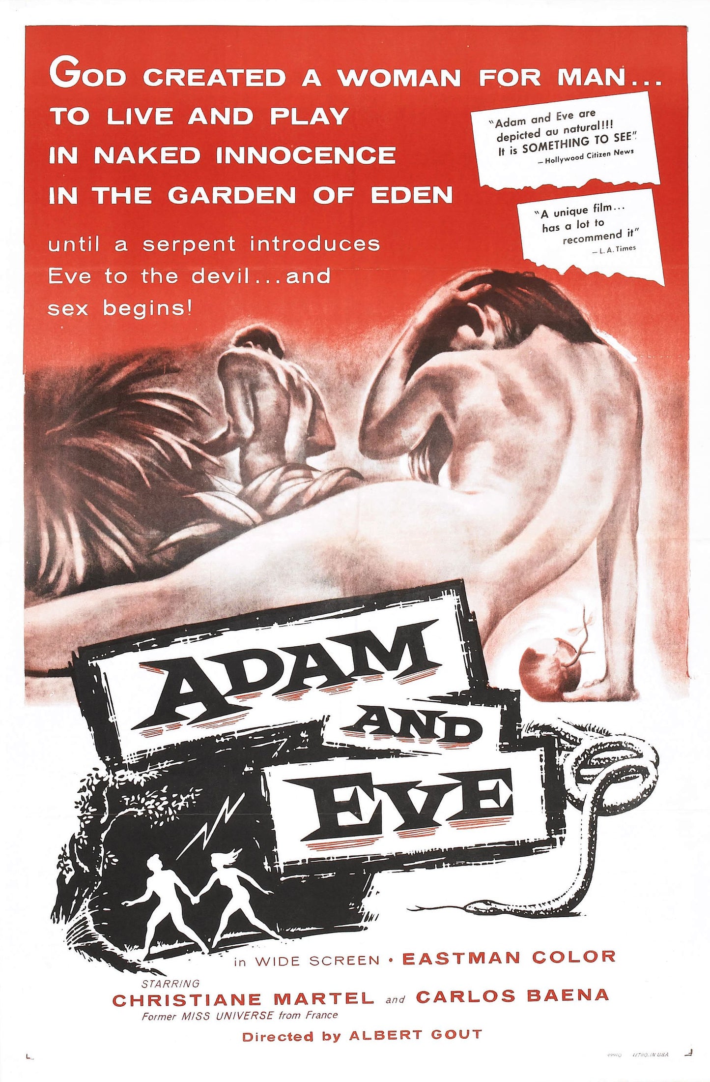 Adam And Eve 01 Movie Magnet