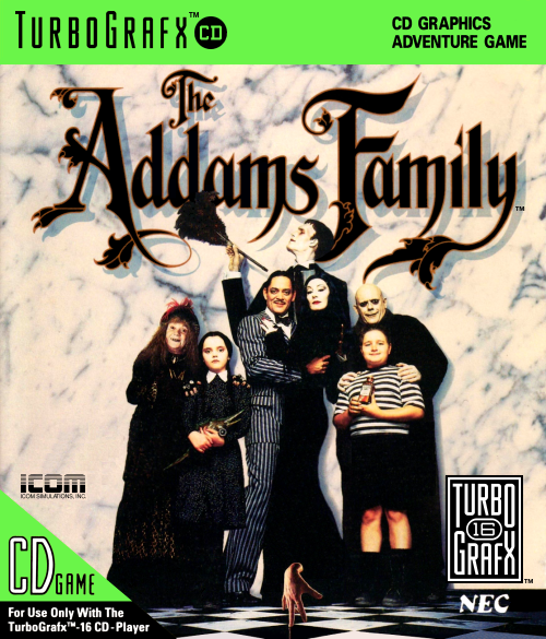 Addams Family, The (Cd) Turbografx 16 Print Poster